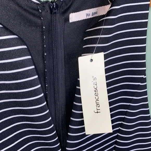 Francesca’s- Stella Stripe Flare Dress ✨ NWT - Picture 6 of 9